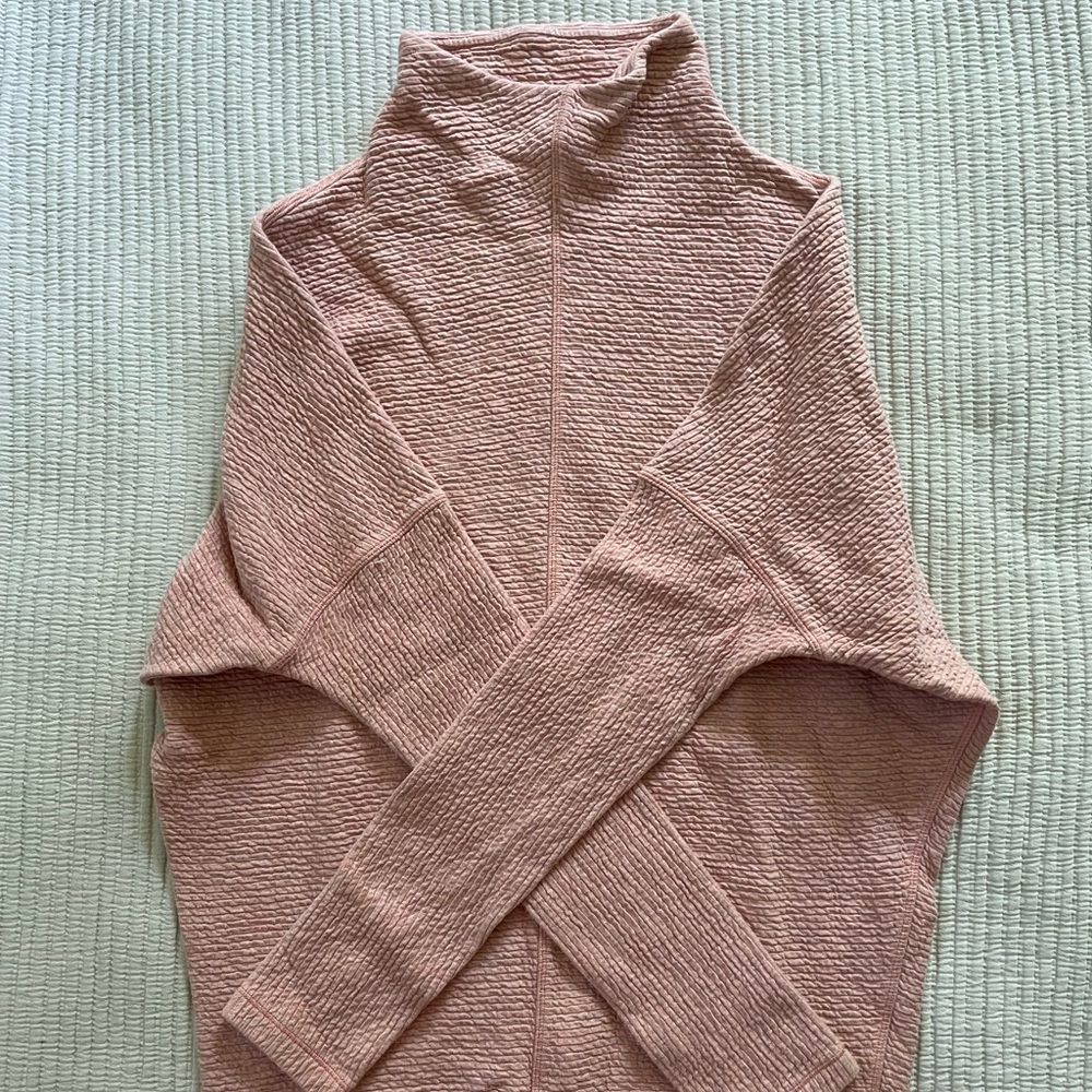 Lululemon Textured Turtleneck Dolman Sweatshirt